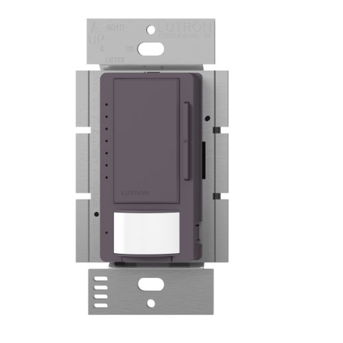 Lutron Maestro LED+ Motion Sensor Dimmer Switch | No Neutral Required | MSCL-OP153M-PL | Plum