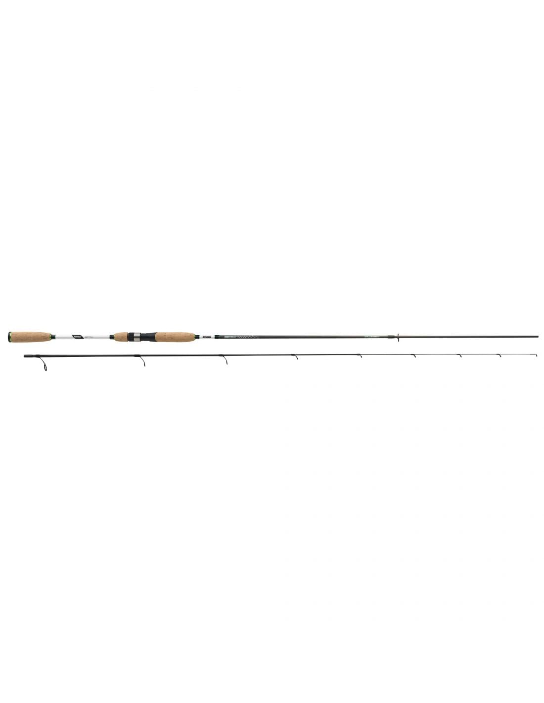 Mitchell Epic Spinning Rod | Lightweight Carbon Fiber Fishing Rod for Freshwater & Saltwater | Fast Action, Comfortable EVA Grip | Ideal for Bass, Trout and Pike Fishing | Unisex, Black, 2.10m, 5-15g
