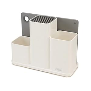 Joseph-Joseph-85121-Counterstore-Utensil-Pot-Chopping-Board-Set-White-13-x-308-x-227-cm Joseph Joseph 85121 Counterstore Utensil Pot & Chopping Board Set- White , 13 x 30.8 x 22.7 cm