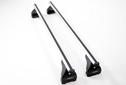Nordrive Aluminium Lockable Roof Rack Bars Anti-Theft (For Models Without Roof Rails)