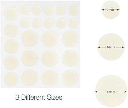 5 Sheet Spot Repair Patches, Acne Pimple Hydrocolloid Patch Against Pimples Spots Blemishes Blackheads, 108 Gel Patches