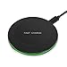 Fast Wireless Charger, Qi Certified, 3 Types Charging Mode, Ultra Slim 0.2 inches, 7.5W Compatible iPhone Xs Max /8 /X /8 Plus/XR/XS, 10W Compatible Samsung Galaxy S8 S9, 5W All Phones (Black)