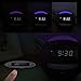 Alarm Clock Radio - Digital Clock with Dual Alarms, AM/FM Radio, Dual USB Charging Ports, 7-Color Night Lights, Bluetooth, Dimmer for Kids, Heavy Sleepers, Bedroom, Home