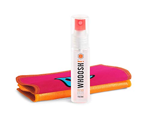 WHOOSH! Screen Cleaner Kit – Best for- Smartphones, iPads, Eyeglasses, Kindle, LED, LCD & TVs – Includes 1 Oz Bottle + 2 Premium Microfiber Cloth