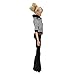 Fashion Winter Barbies Dolls Outfit Clothes Coat+Knitted Pans +Handbag+Shoes for 29CM Dolls