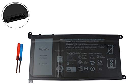 FLYTEN WDX0R battery for Dell Inspiron 13 5368 5378 5379 7368 7378,Inspiron 14 5468 7460,Inspiron 15 5538 5565 5567 5568 5578 7560 7570 7569 7579,Inspiron 17 5765 5767 5770 7.4v 42wh 12 Months Waranty