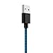KOOTION MFI Certified L (2x1m/3.2ft Cord)ightning Cable / iPhone Charging Cable for iPhone X, 8, 8 Plus, 7, 7 Plus, 6s, 6s Plus, 6, 6 Plus, SE, 5s, 5c, 5, iPad Mini(Blue)