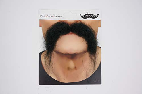 3 Mustaches+Adhesive+Novelty+Realistic+Manchu