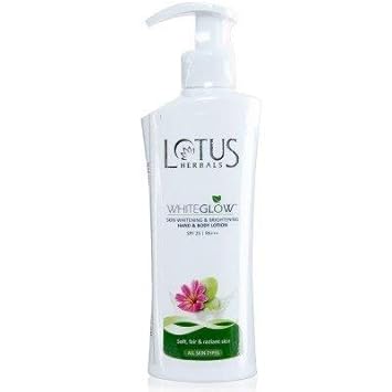 lotus whitening and brightening body lotion