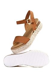 SODA Womens JDTopic2 Casual Espadrilles Trim Rubber