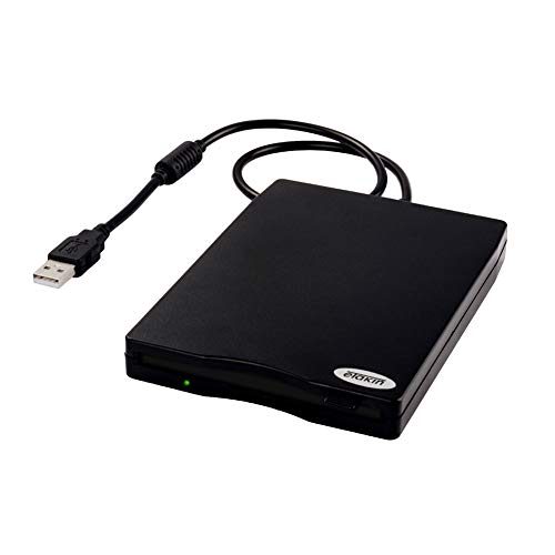 eTakin USB Floppy Disk Drive, 3.5" External Drive Portable 1.44MB FDD