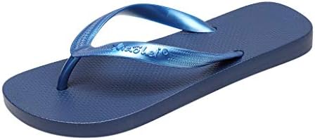 Women's Solid Color Letter Fashion Couple Slippers Non-Slip Clip Toe Flat Botton Beach Sandals Open Toe Flat Thongs Slippers Lightweight Slippers Comfy Summer Shoes