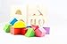 Babrit 13 Holes Intelligence Shape Sorter Cognitive and Matching Wooden Geometric Shape Sorting Box