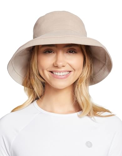 Solbari Holiday Sun Hat UPF50+ Packable UV Sun Protection Hats with Full Coverage Brim, Reversible
