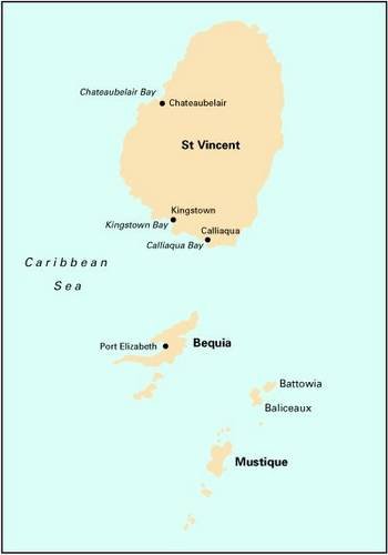 Imray Iolaire Chart B30: St Vincent to Mustique
