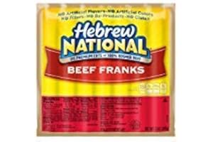 ACCPO Hebrew National Beef Franks, 12 Oz (24 Pack) 168 Total Hotdogs
