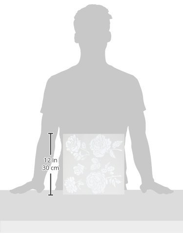 CRAFTERS WORKSHOP Cabbage Roses Template, 12 by 12" - Thumbnail 2