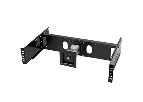 RLCD-FRAME2BK12K1 VESA LCD Monitor/TV Rackmount adapter Kit supports LCD monitor 15" to 24" and Intel NUC mini computer for 2 post or 4 Post 19" Rackmount Rack Cabinet