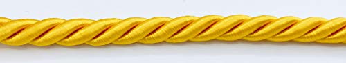 Trimplace Flag Gold 8MM Twist Cord - 10 Yards