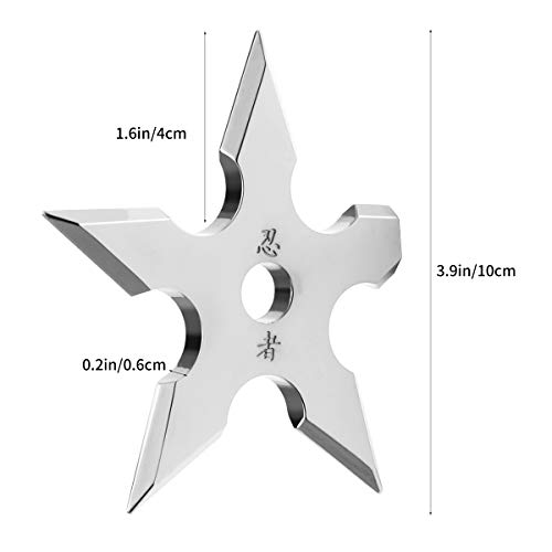 SUS304 Stainless Steel Shuriken Heavy Duty Coat Hooks Wall Mounted 35 LB Utility Hooks Heavy Hooks Dual Robe Hook Coat Hanger (Shuriken) - Thumbnail 2