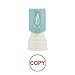 11407 Xstamper COPY in Circle Pre Inked Laser Engraved Rubber Stamp, 5/8