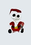 Animated Jack Skellington in Santa Suit - Disney Tim Burton's Nightmare Before Christmas