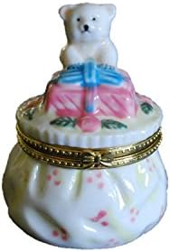 Handcrafted Porcelain Bear Collection Jewelry Box
