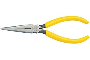 Klein Tools D203-7 Needle Nose Pliers, Long Nose Side Cutters, Heavy Duty Alligator Pliers, 7-Inch