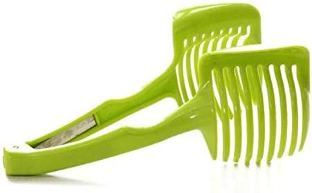 Enzhe Durable and Practical Multifunctional Handheld Fruit Vegetable Slicer Food Tongs Slicing Helper