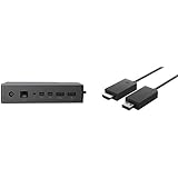 Microsoft Surface Dock (Compatible with Surface Book, Surface Pro 4, and Surface Pro 3) & Microsoft Wireless Display Adapter bundle
