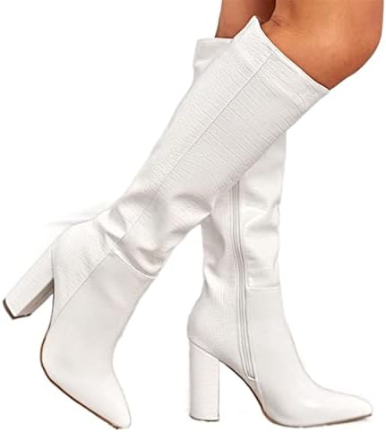 Leather Amazon Ladies Long Boots ROLOL Womens Western