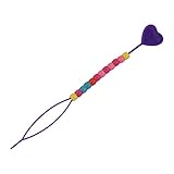 Flaxen Hair Tool - TOOGOO(R) Lady Colorful Plastic Beads Decor Hair Braid Pink Ponytail Maker Styling Tool
