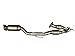 TED Direct-Fit Catalytic Converter Fits: 2009-2014 Nissan Murano 3.5L Y-Pipe