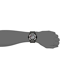 Casio GR-8900-1CR - Reloj de cuarzo para hombre con pantalla digital, resistente y solar, color negro