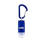 Nebo 6095 BLUE LUMO 25 Lumen Keychain Clip Light with Carabiner Clip, Blue