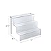 Azar 326043 12-Inch W by 8.5-Inch D Three-Tier Acrylic Step Display
