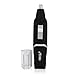 Nose Hair Trimmer by JTrim Duel Stainless Steel Blades LED Lights Ear Nose Trimmer Wet/Dry for Men's and Women's with Vented Cleaning System Jay's Products JPT-N100