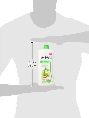 ST. IVES HYDRATING HAND & BODY LOTION MOISTURIZER FOR DRY SKIN VITAMIN E & AVOCADO MADE WITH 100% NATURAL MOISTURIZERS 21 OZ
