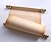 Aged Blank Scroll with Gold Details – Rustic Vintage Style Paper Scroll for Crafts, Notes, Invitations, or Art Projects, (8x19