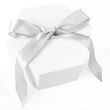 JOHOUSE Gift Box, 8" White Large Gift Box with