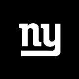 New York Giants Emblem Car Window Decal Sticker White 4