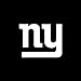 New York Giants Emblem Car Window Decal Sticker White 4
