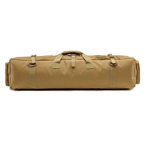Mlida Military Tactical Backpack Double Long Rifle Pistol Gun Case Bag for Hunting Shooting Range Sports Storage and Transport Length in 37"(Tan) - Thumbnail 2