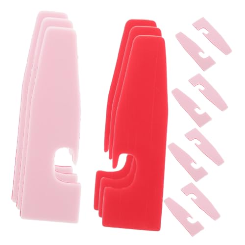 IWOWHERO 15pcs Overlock Presser Foot Pad Cover for Brother Sewing Machine Accessories Plastic Wear-Resistant Pad for Hemming Foot Serger Replacement