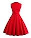 KILLREAL Women's Polka Dot Retro Vintage Style Cocktail Party Swing Dresses