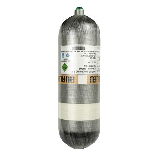 IORMAN 4500psi High Pressure Composite Cylinder Carbon Fiber PCP Paintball Air Tank (Empty Bottle) (9L DOT Tank)