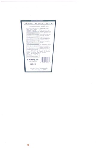 Chocolate Covered Potato Chips By Sanders Fine Chocolates