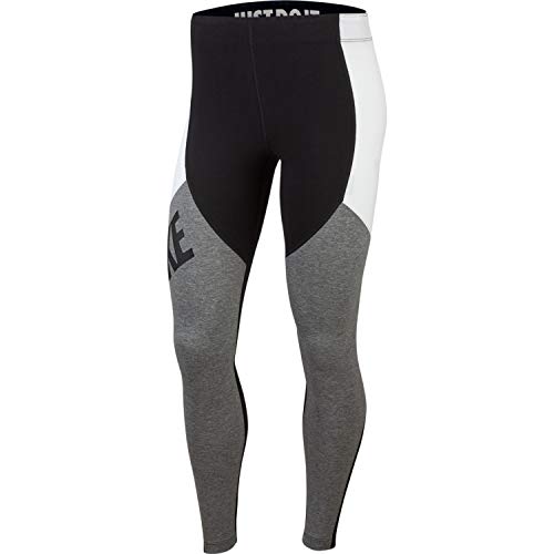 Nike Women's Sportswear Legasee Leggings CB Black/White/Carbon Heather/Black X-Small