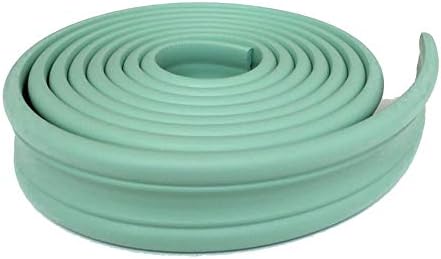 Rubber Seal Foam Tape Foam Seal Strip, Self-Sticking Decorative Strip Blackboard Border Waist Line Edge Strip Background Wall Border Corner Line, Anti-Collision, Thickness Is About 1Cm Size 200Cm*10Cm,Blue [Energy Class A]