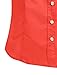 LE3NO Womens Lightweight Fitted Short Sleeve Button Down Shirt